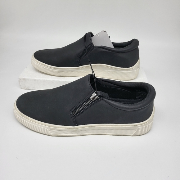 Kensie Soren Ladies Black Suede Slip On Sneakers size 6.5 - Picture 4 of 6